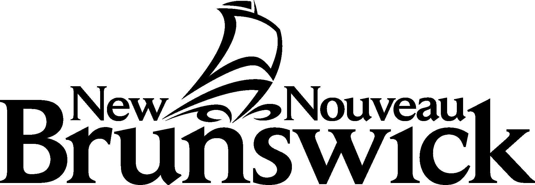 New Brunswick Black Logo Vector Logo